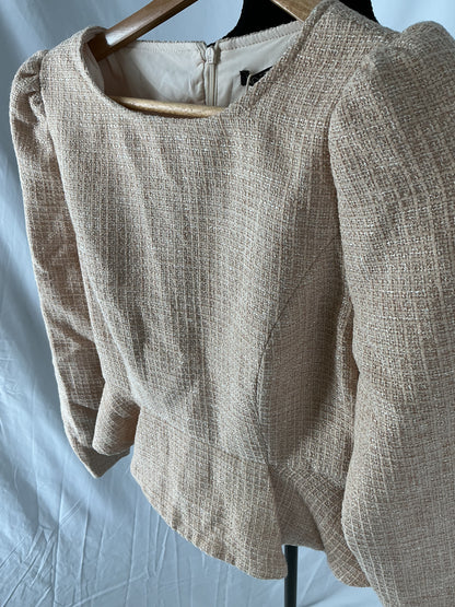 Beige Textured sweater Size XS