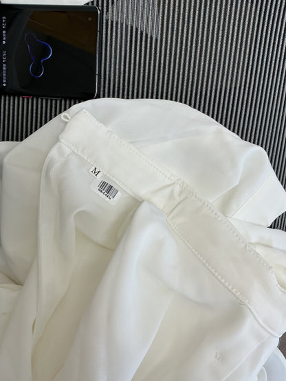 White Long Sleeve Dress Size M