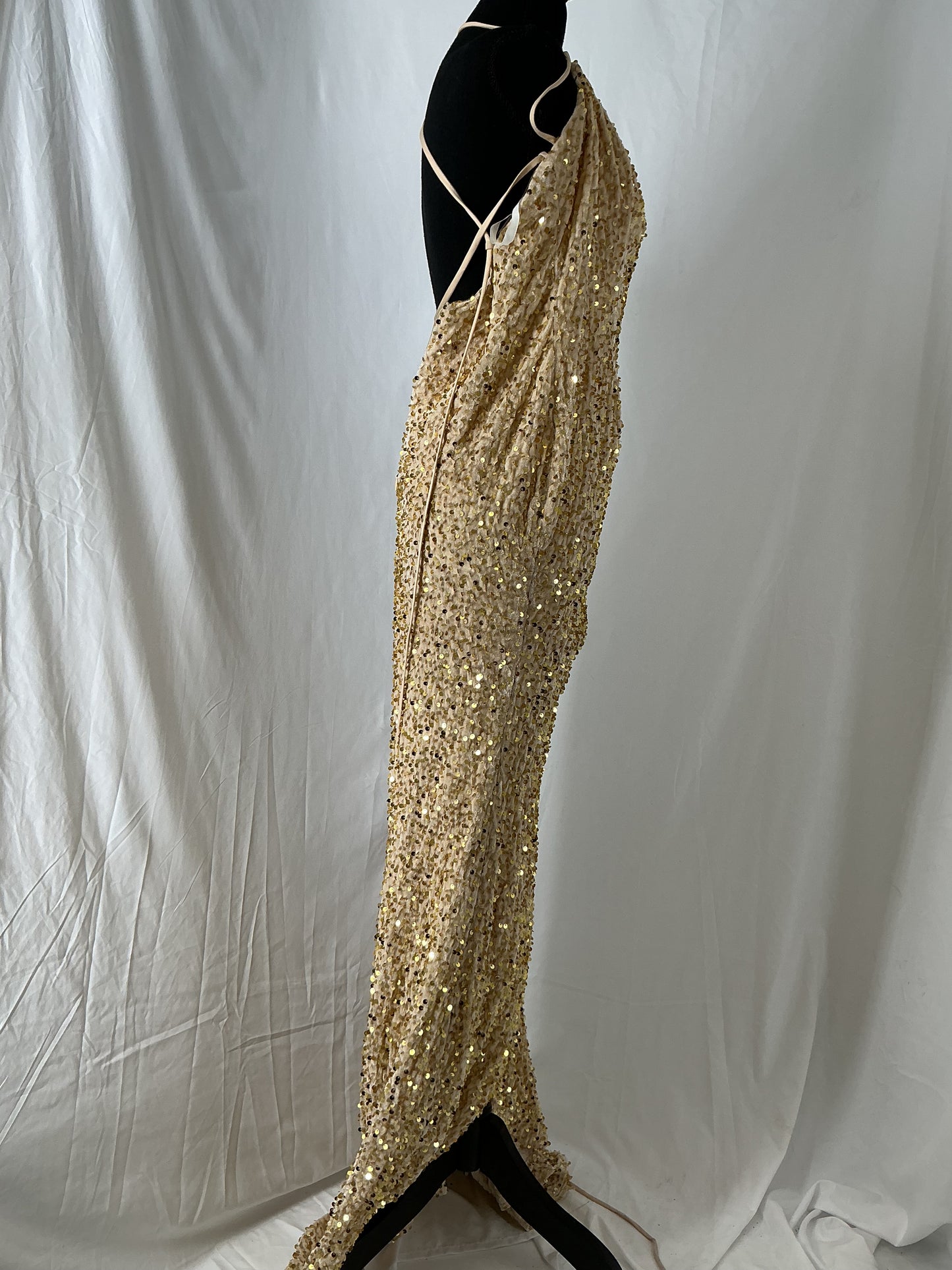 Gold Sequin Dress Size 2