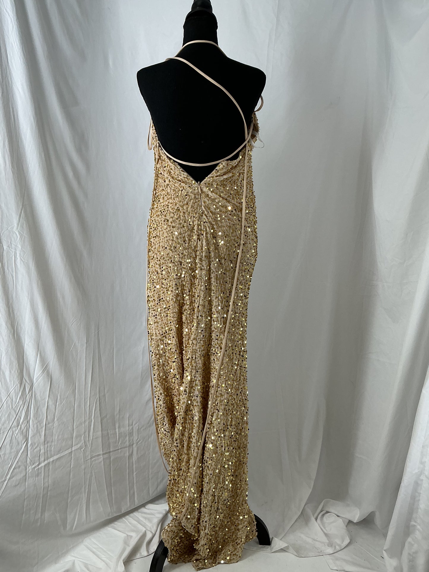 Gold Sequin Dress Size 2