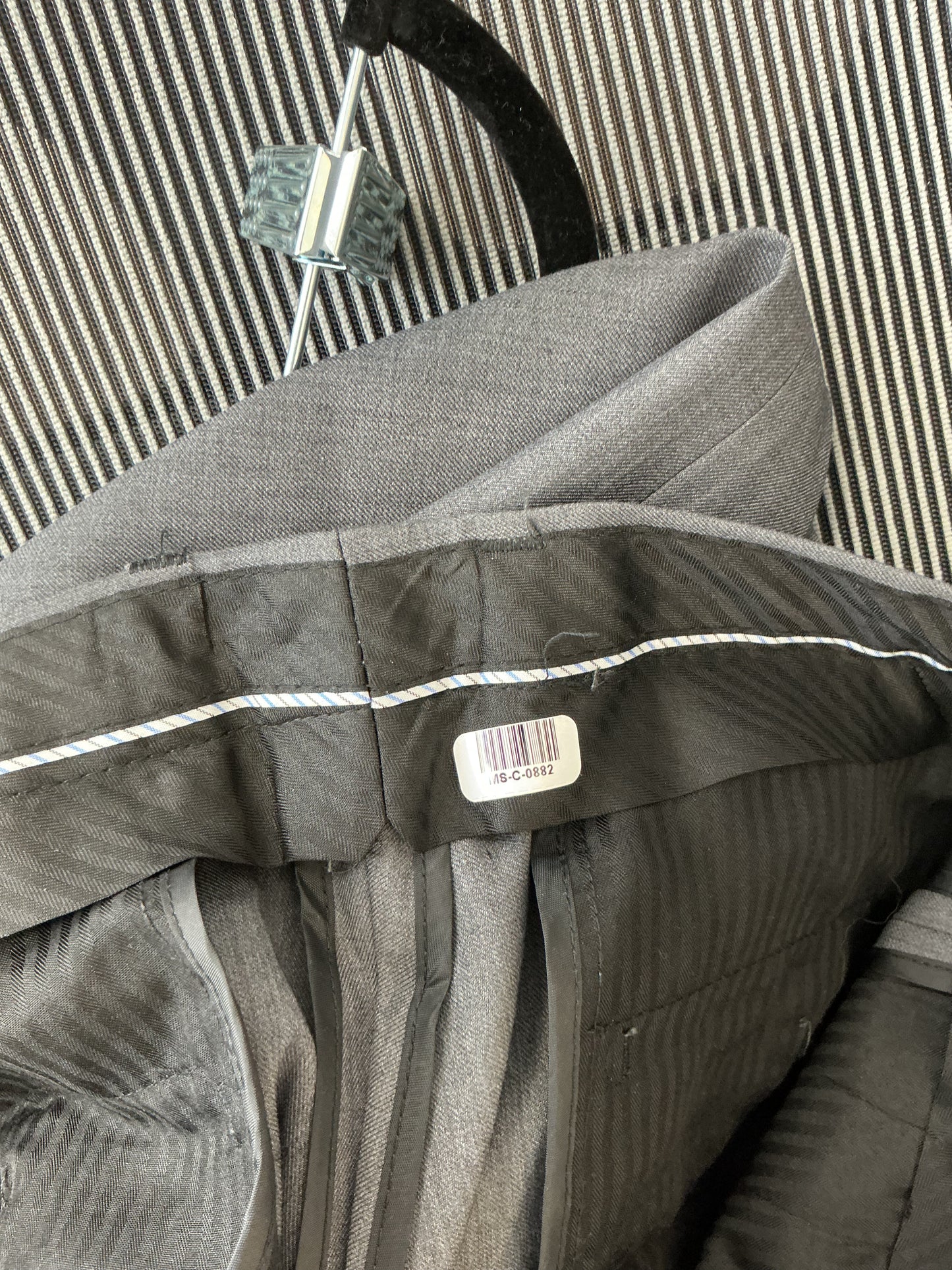 Grey Suit Pants Size No