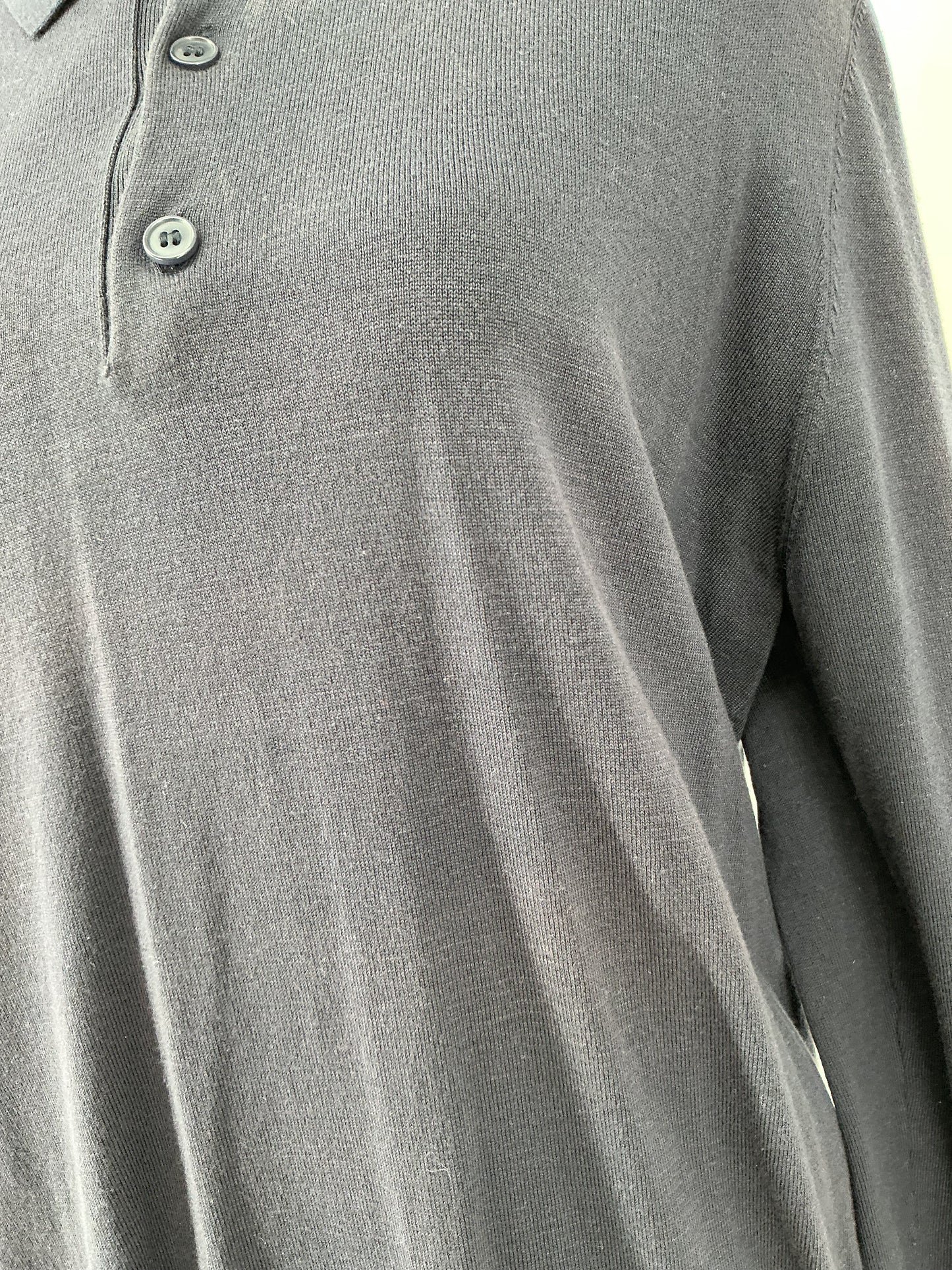 H&M Navy Blue Long Sleeve Shirt Size M