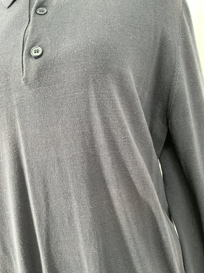 H&M Navy Blue Long Sleeve Shirt Size M