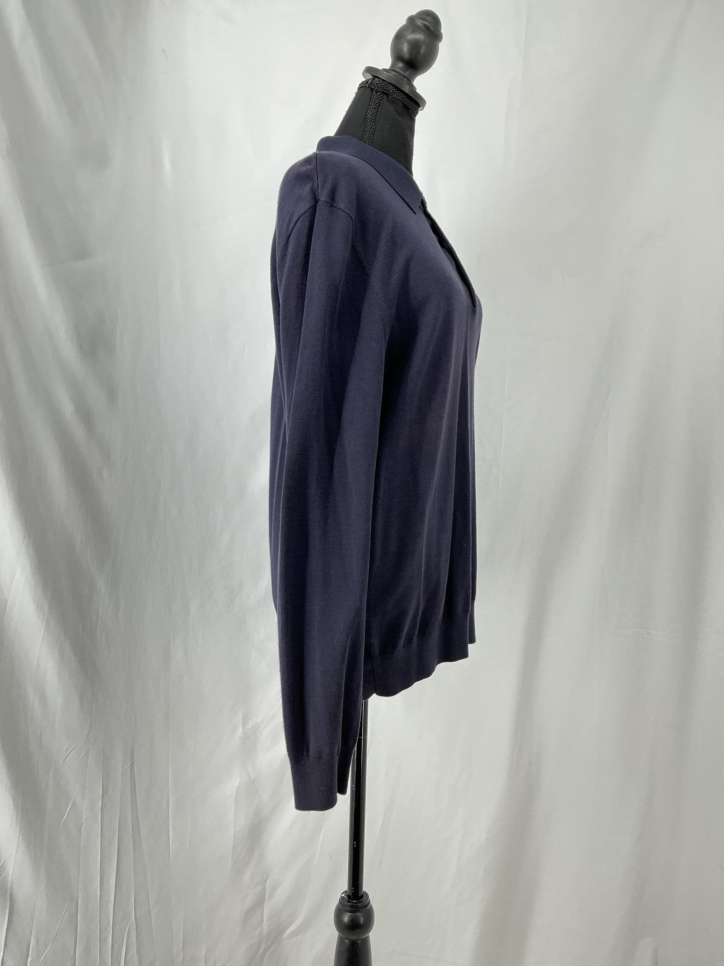 H&M Navy Blue Long Sleeve Shirt Size M