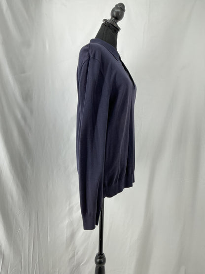 H&M Navy Blue Long Sleeve Shirt Size M