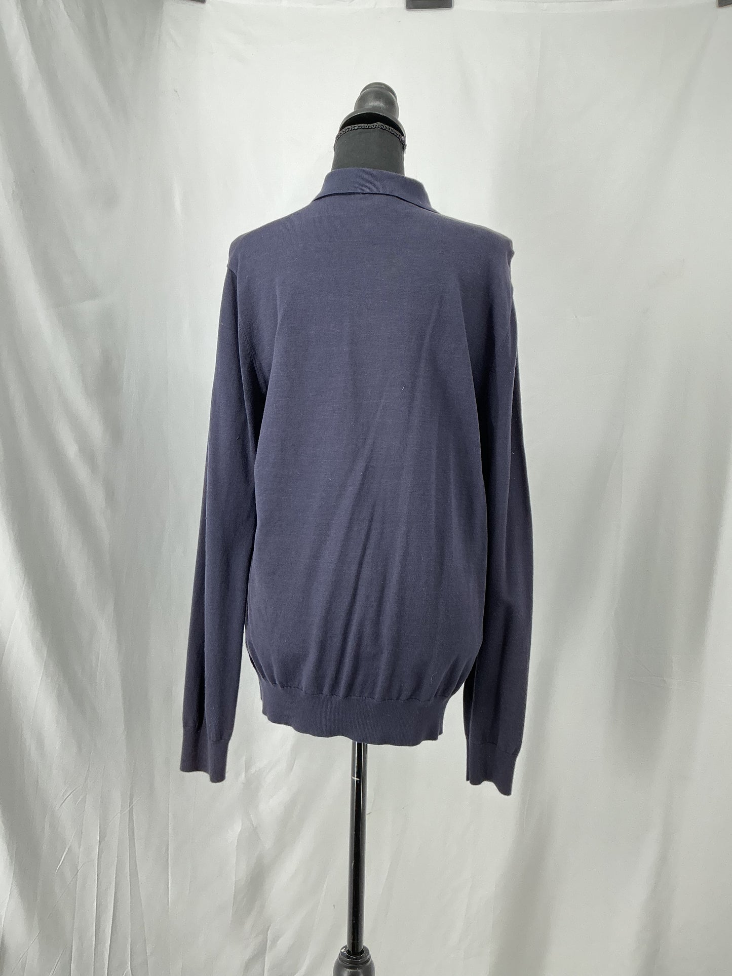 H&M Navy Blue Long Sleeve Shirt Size M