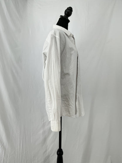 Amazon Essentials White Suit Shirt Size L