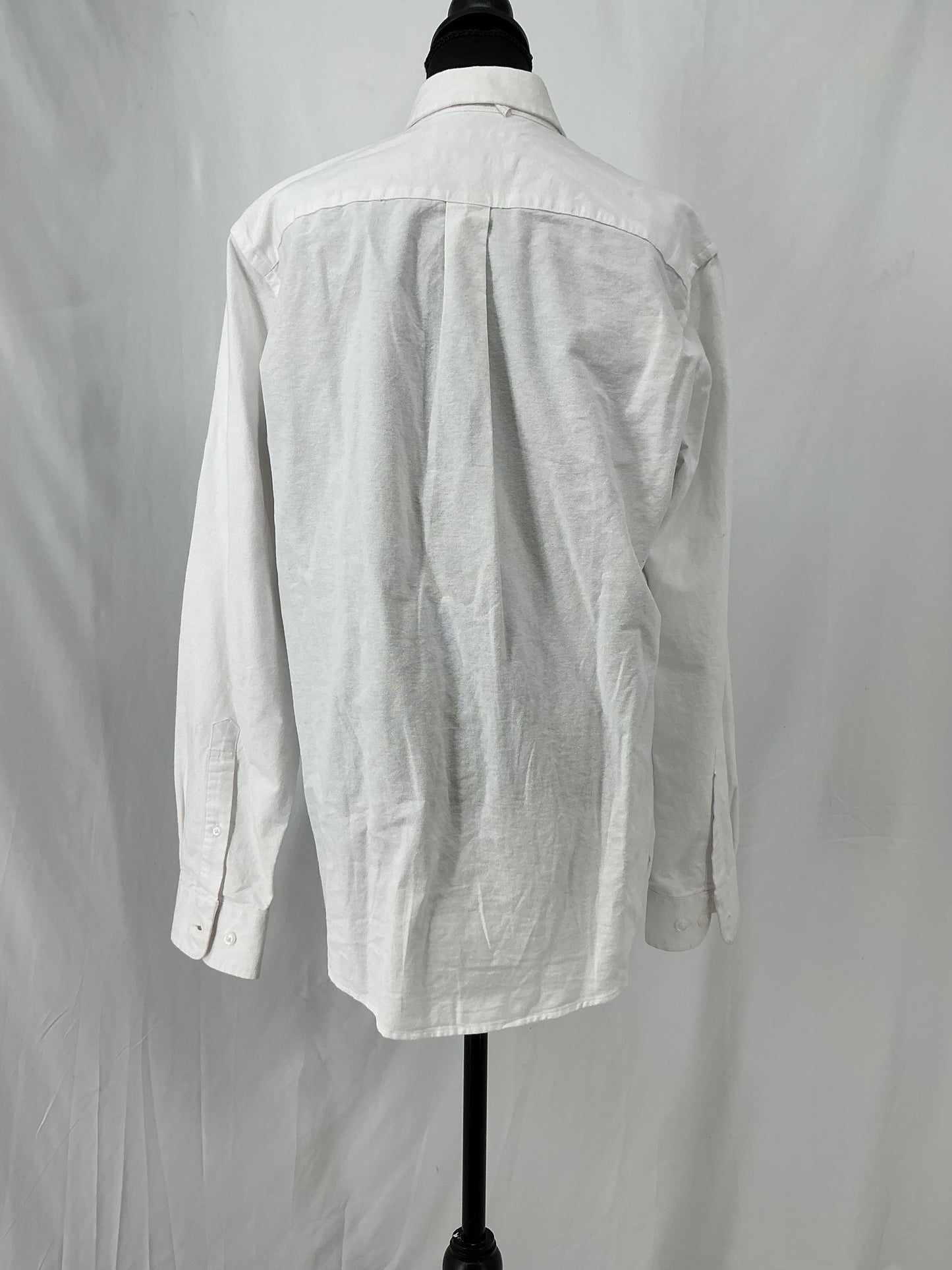 Amazon Essentials White Suit Shirt Size L