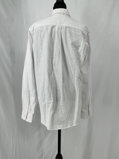 Amazon Essentials White Suit Shirt Size L