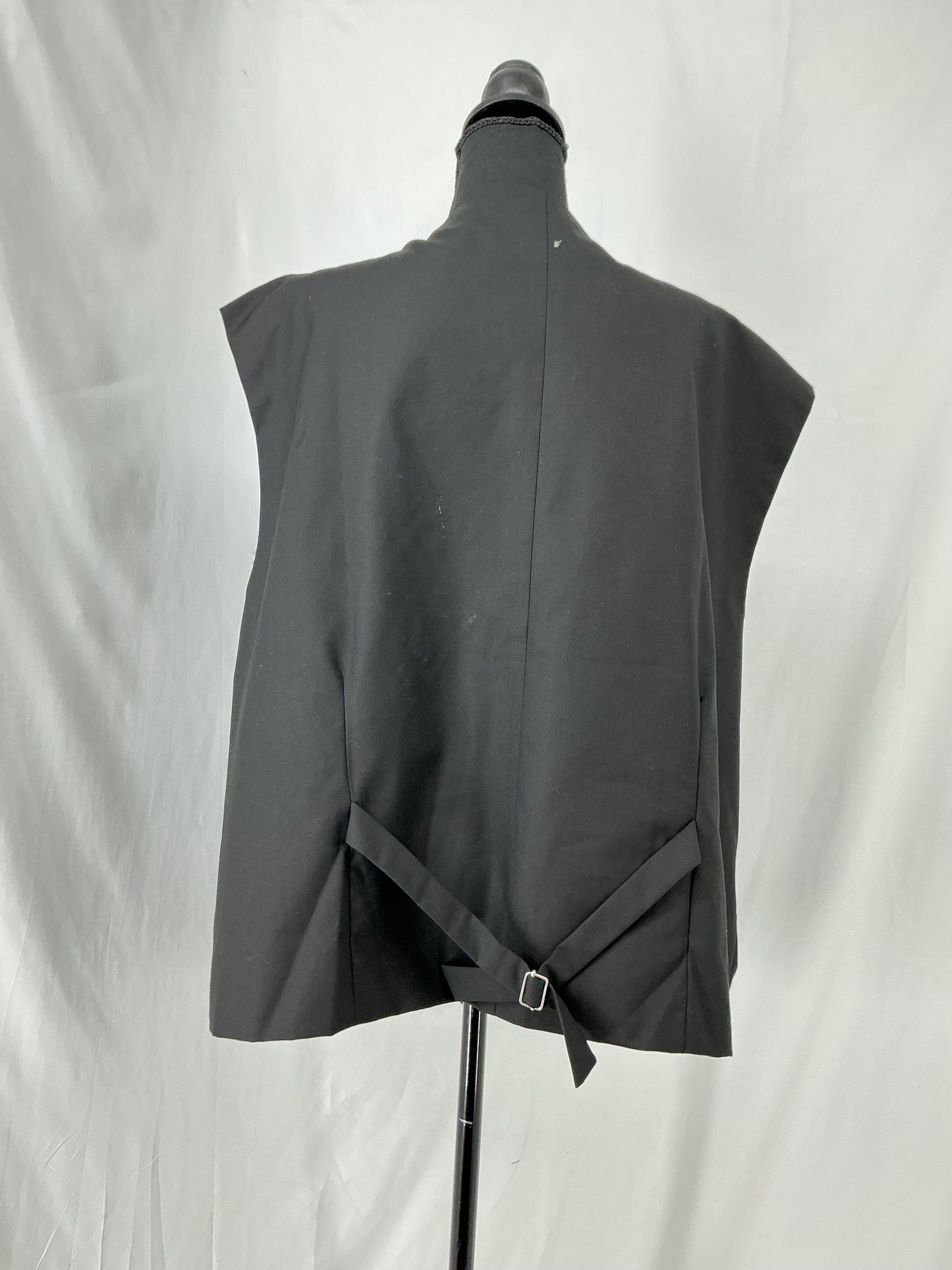 Black Suit Vest Size No