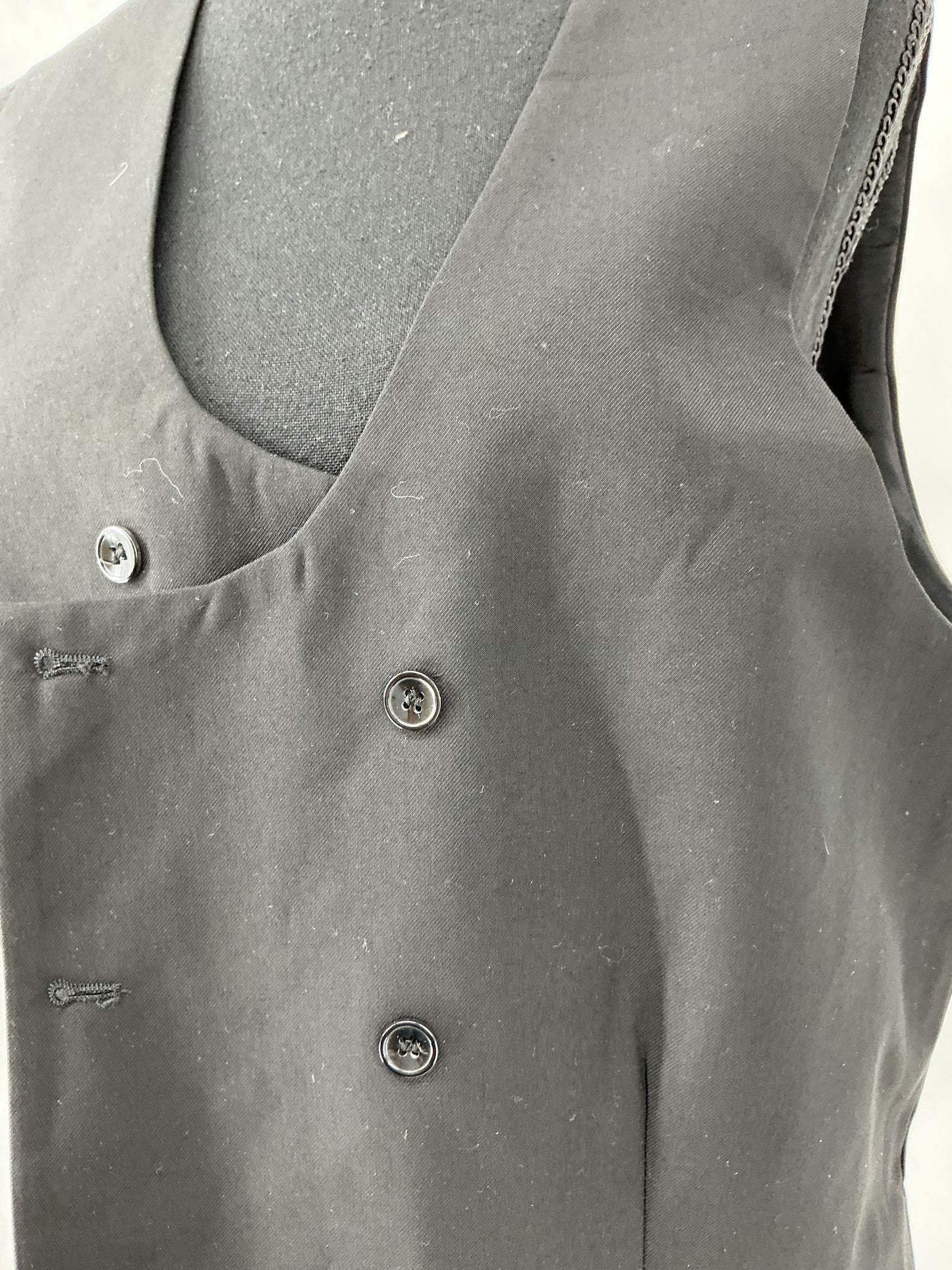 Black Suit Vest Size S