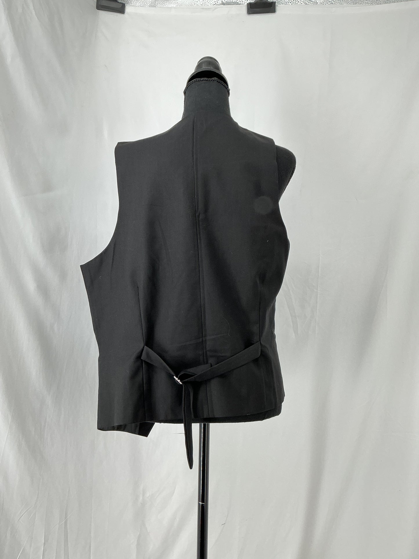 Black Suit Vest Size S