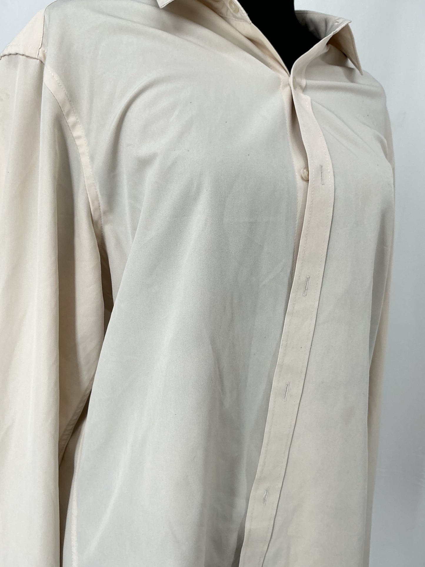 Beige Suit Shirt Size M