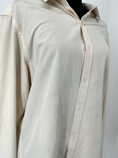 Beige Suit Shirt Size M