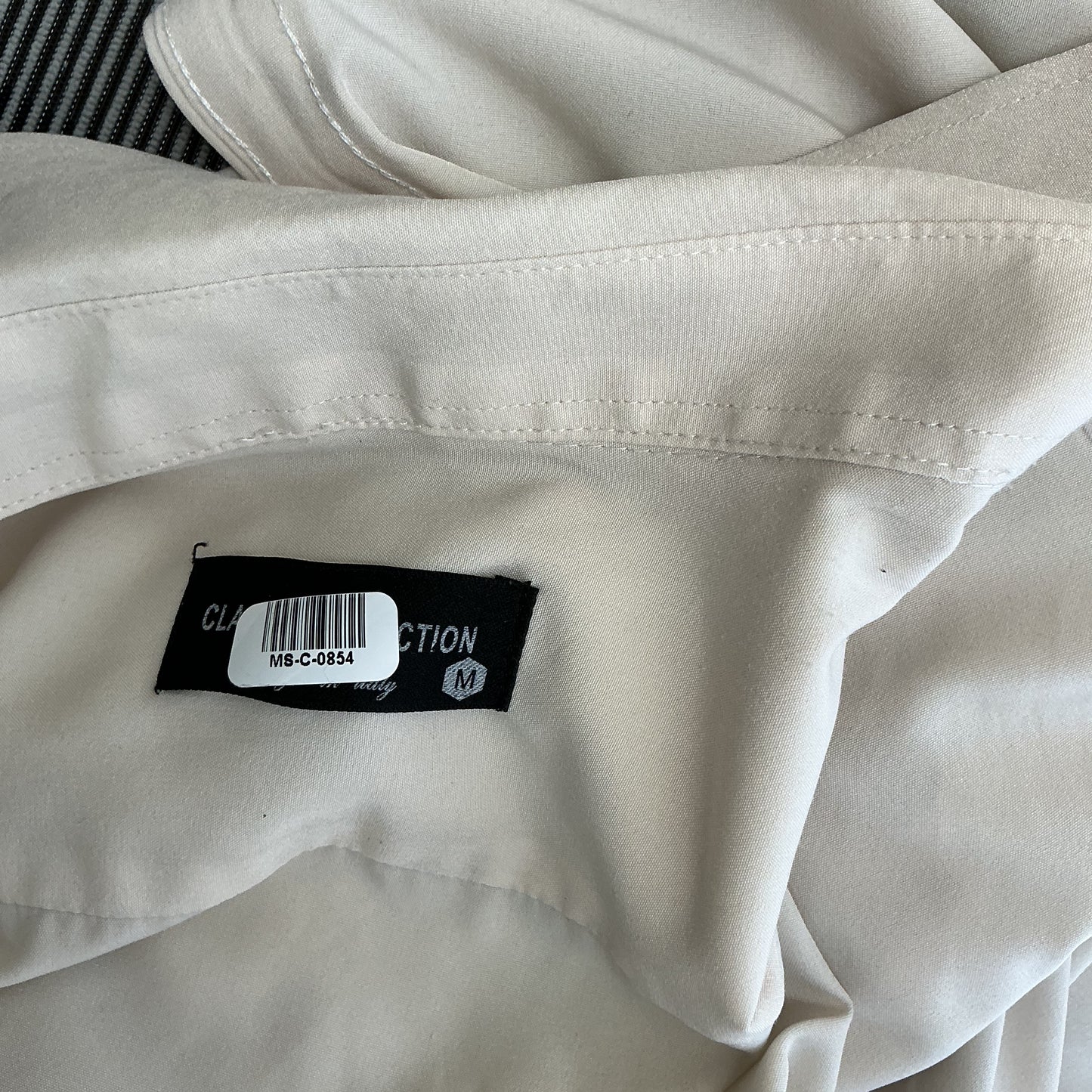 Beige Suit Shirt Size M