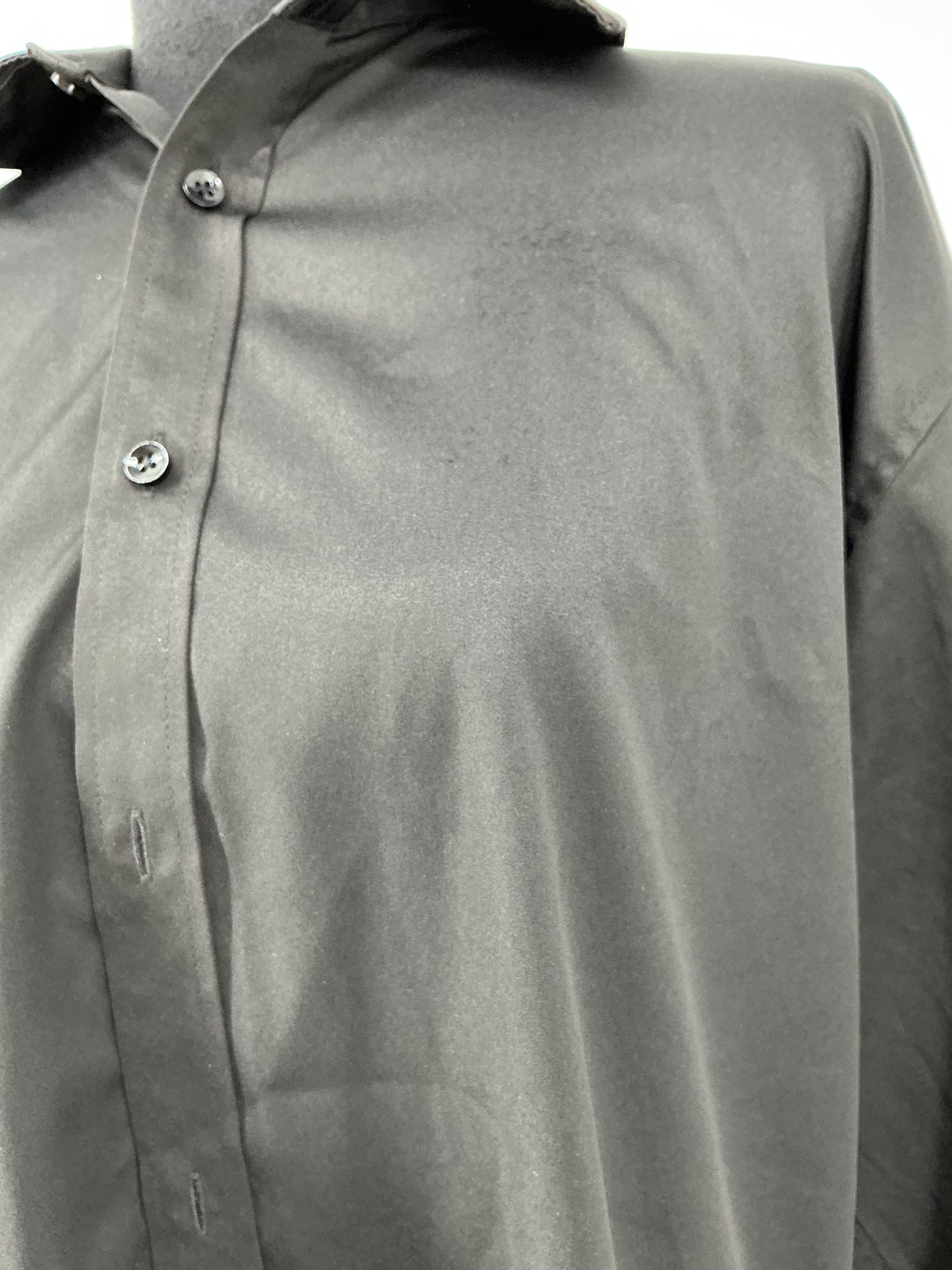 Black Suit Shirt Size L