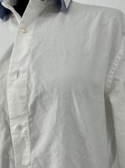 ZARA White Suit Shirt Size L