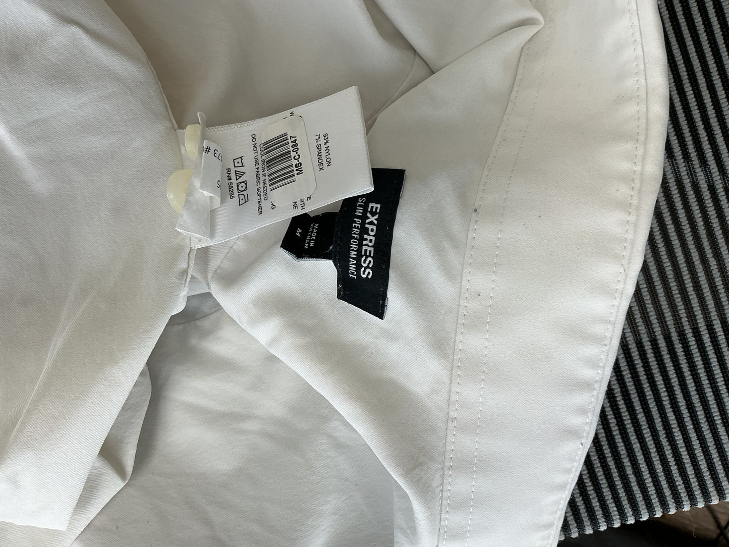 White Suit Shirt Size M