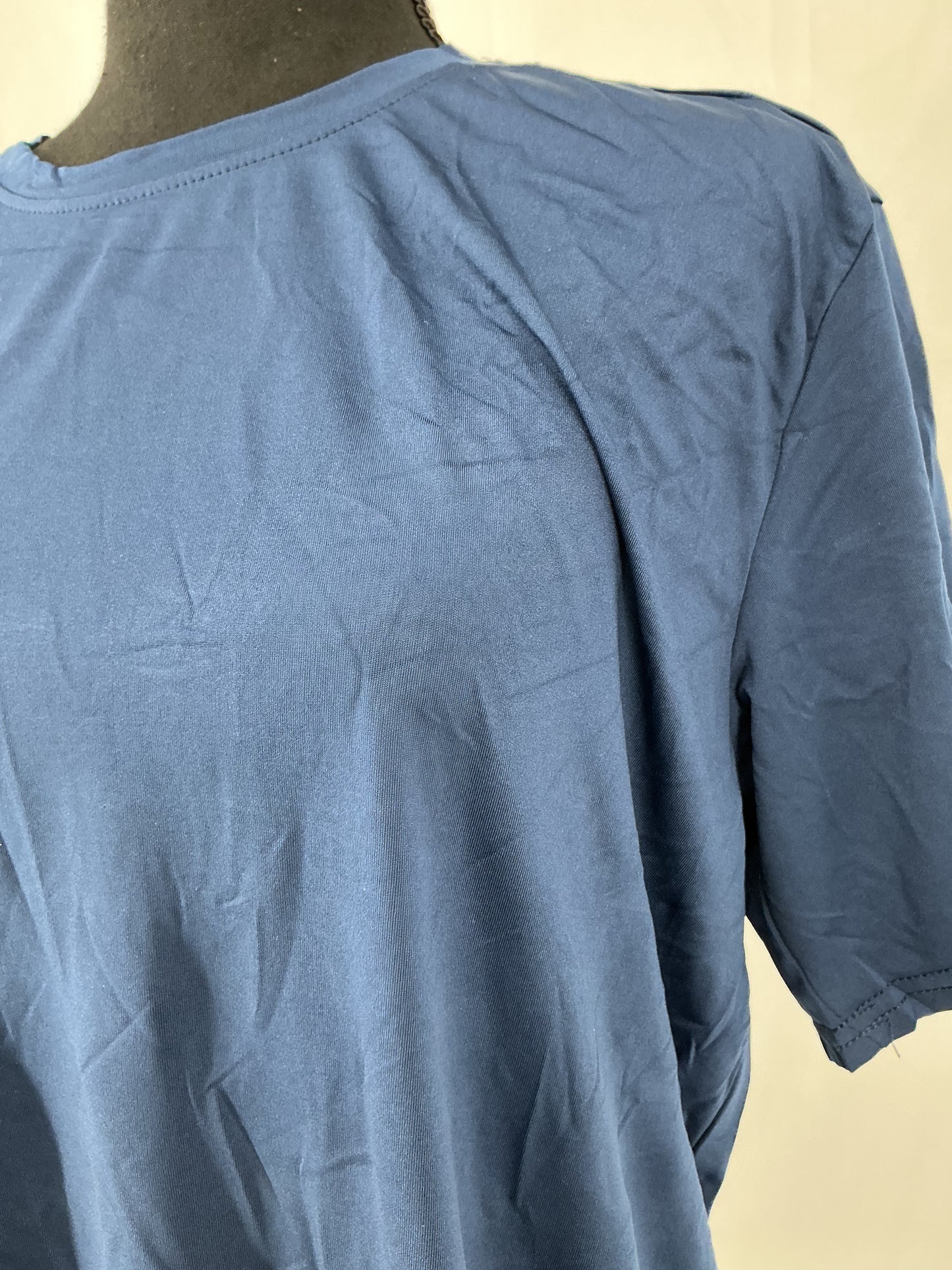 REALESSENTIALS Blue T-Shirt Size L