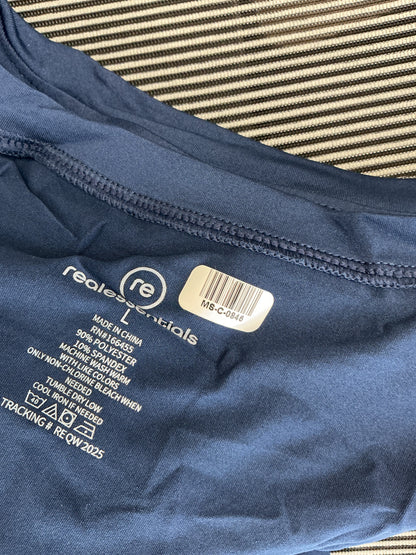 REALESSENTIALS Blue T-Shirt Size L