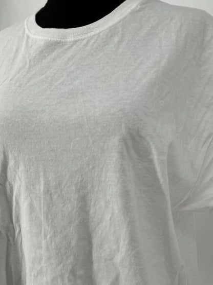 FRUIT OF THE LOOM White T-Shirt Size L