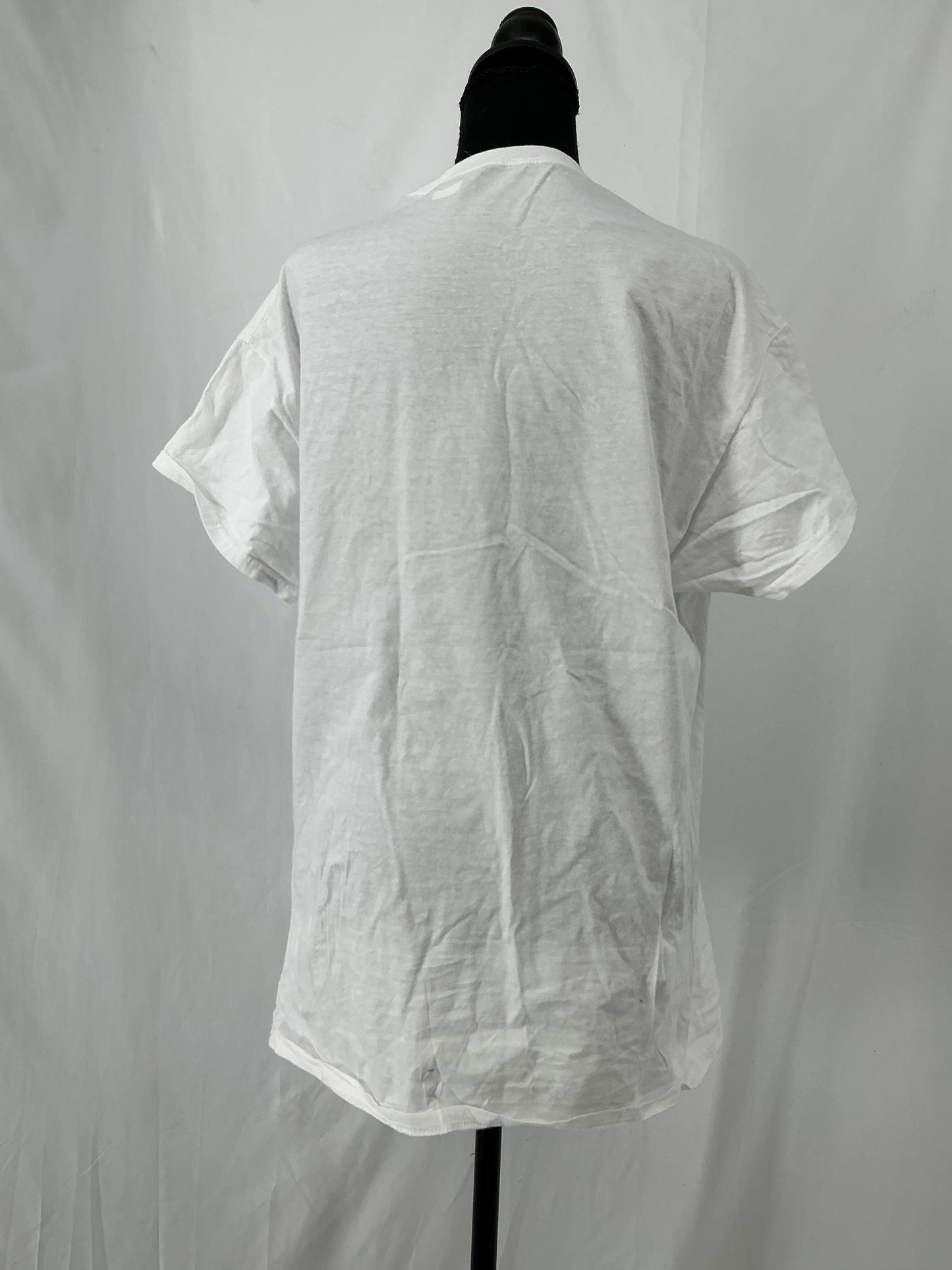 FRUIT OF THE LOOM White T-Shirt Size L