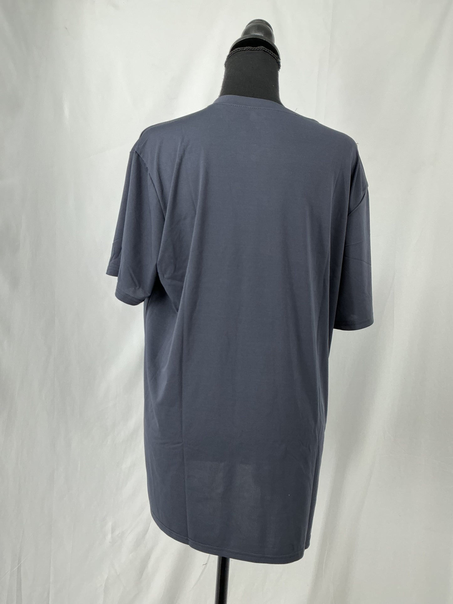REALESSENTIALS Grey T-Shirt Size L