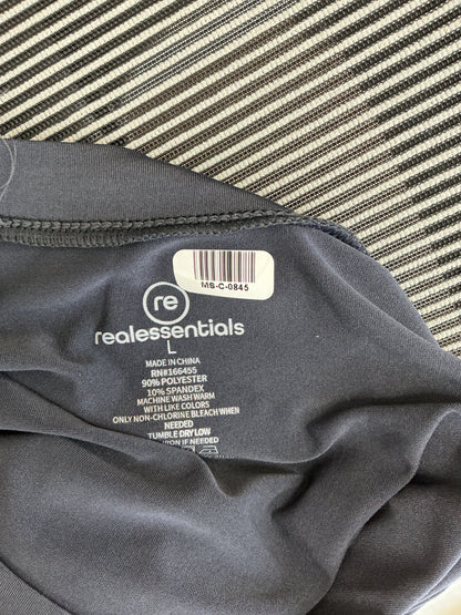 REALESSENTIALS Grey T-Shirt Size L