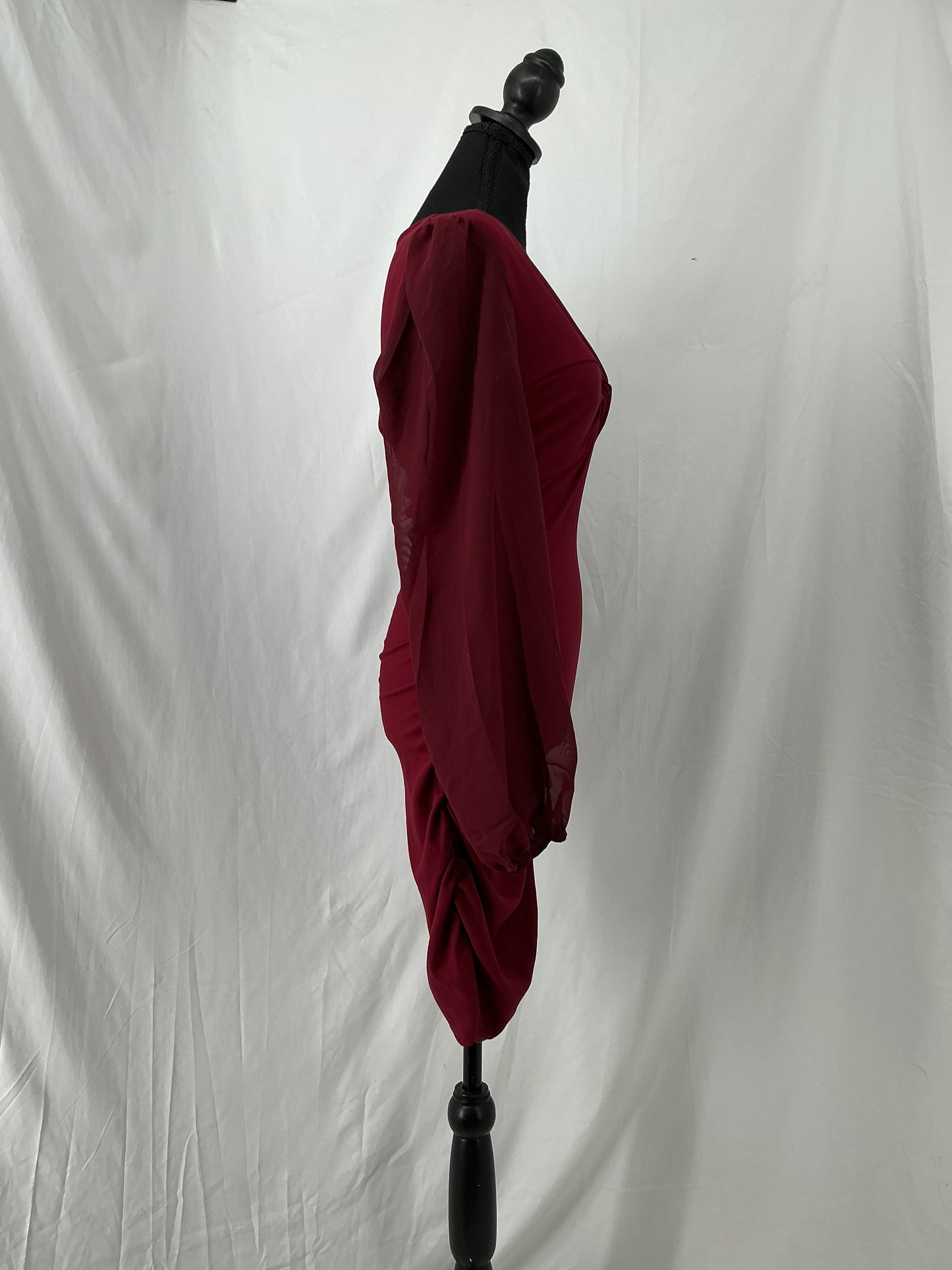 Red Long Sleeve Dress Size No