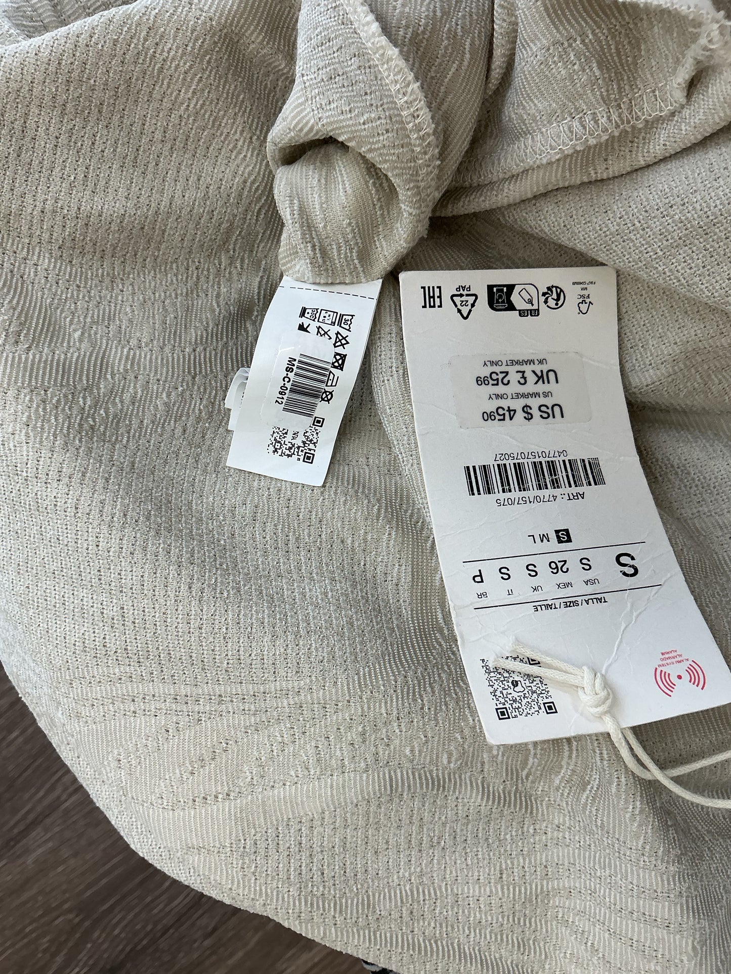 Long Embroidered Dress Size S