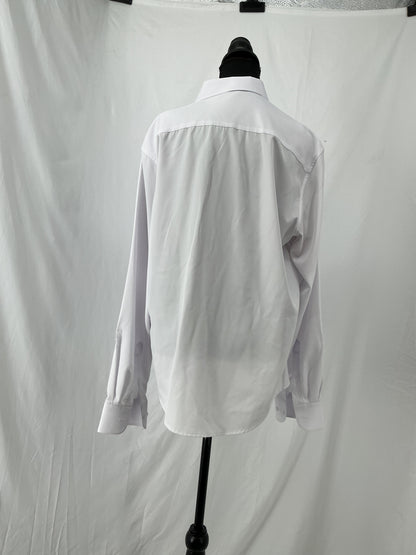 White Suit Shirt Size M