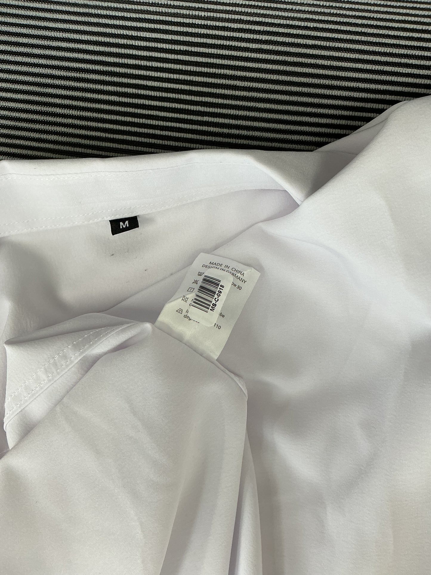 White Suit Shirt Size M