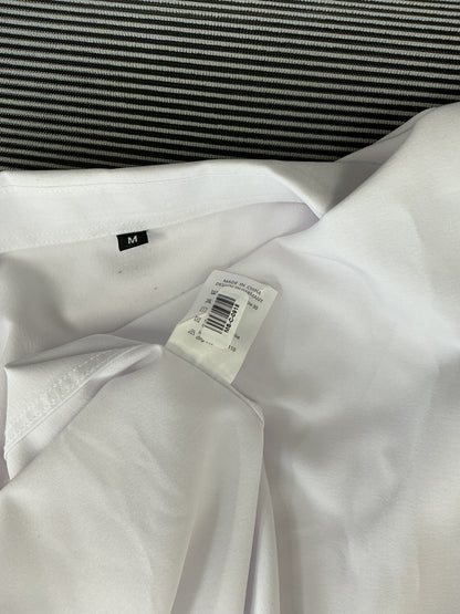 White Suit Shirt Size M