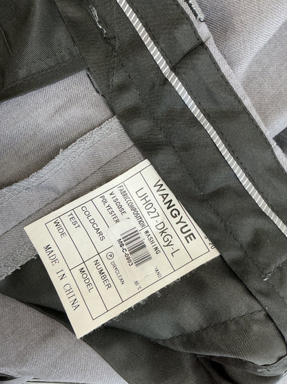 WANGYUE Grey Suit Pants Size L