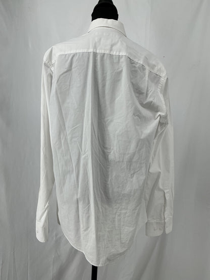 Amazon Essentials White Suit Shirt With Pocket Size L