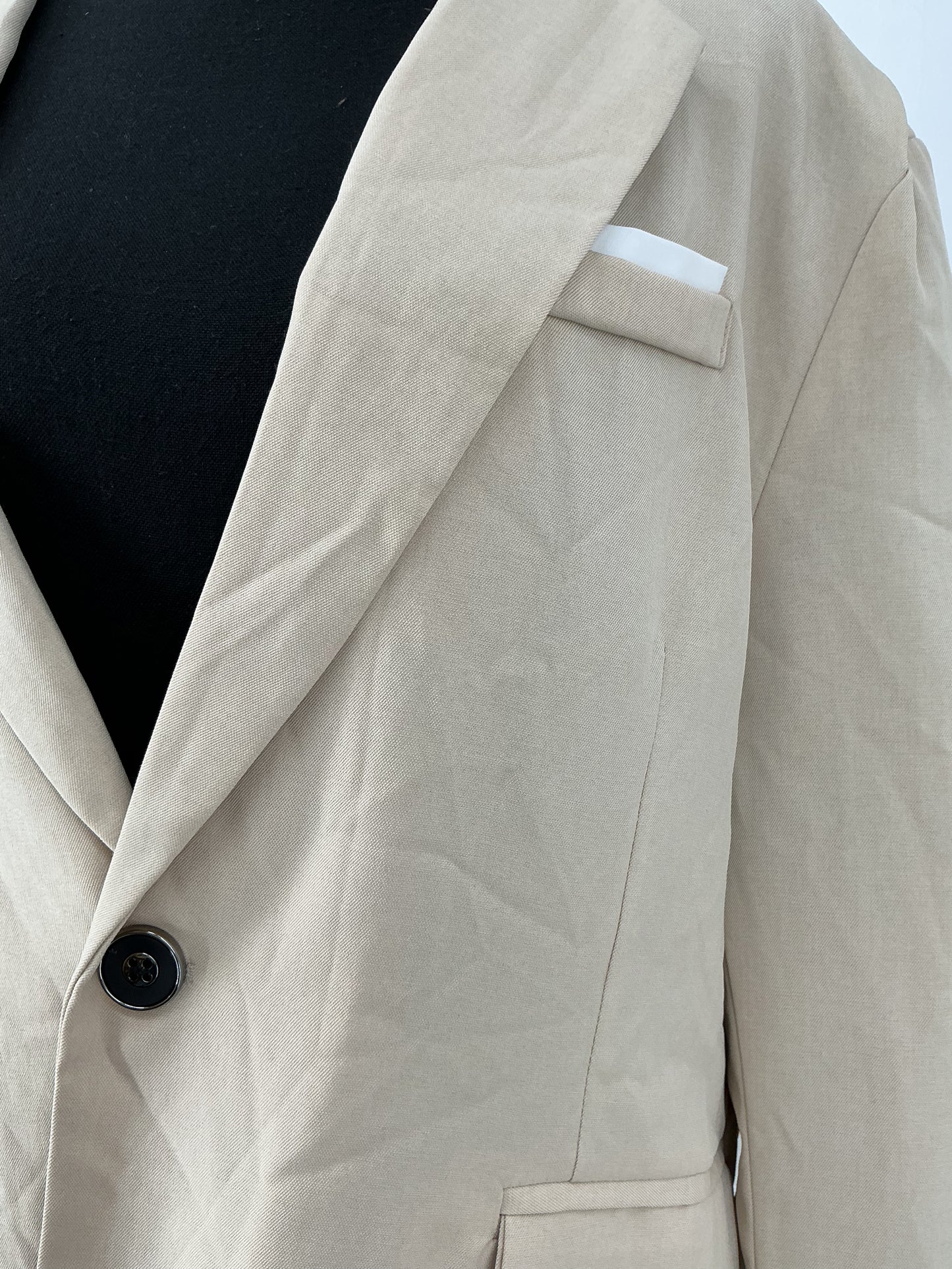 MANFINITY Beige Blazer Size L