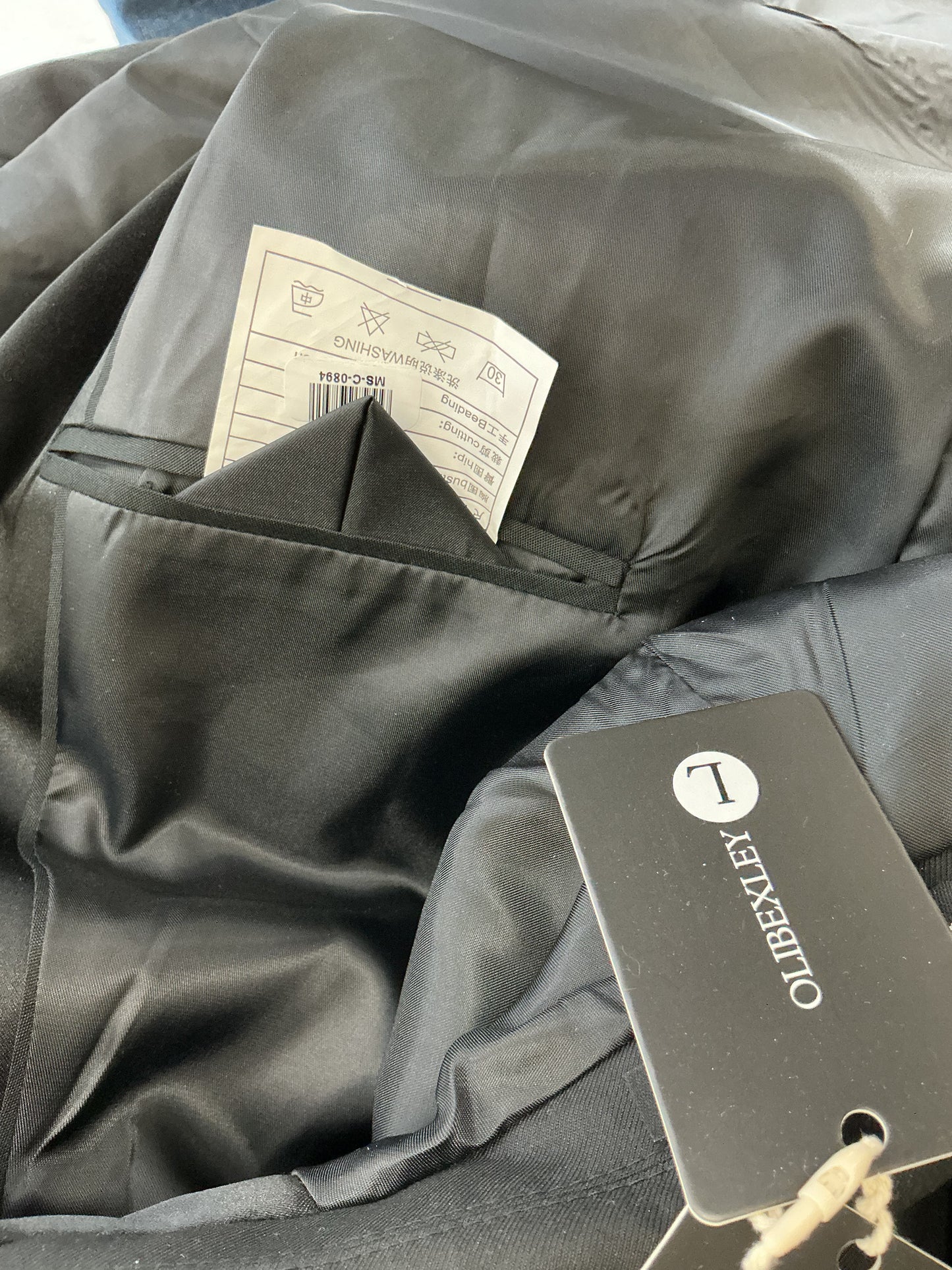 OLIBEXLEY Black Blazer With Decorative Studs Size No
