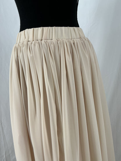 SHEIN Pleated Beige Skirt Size S