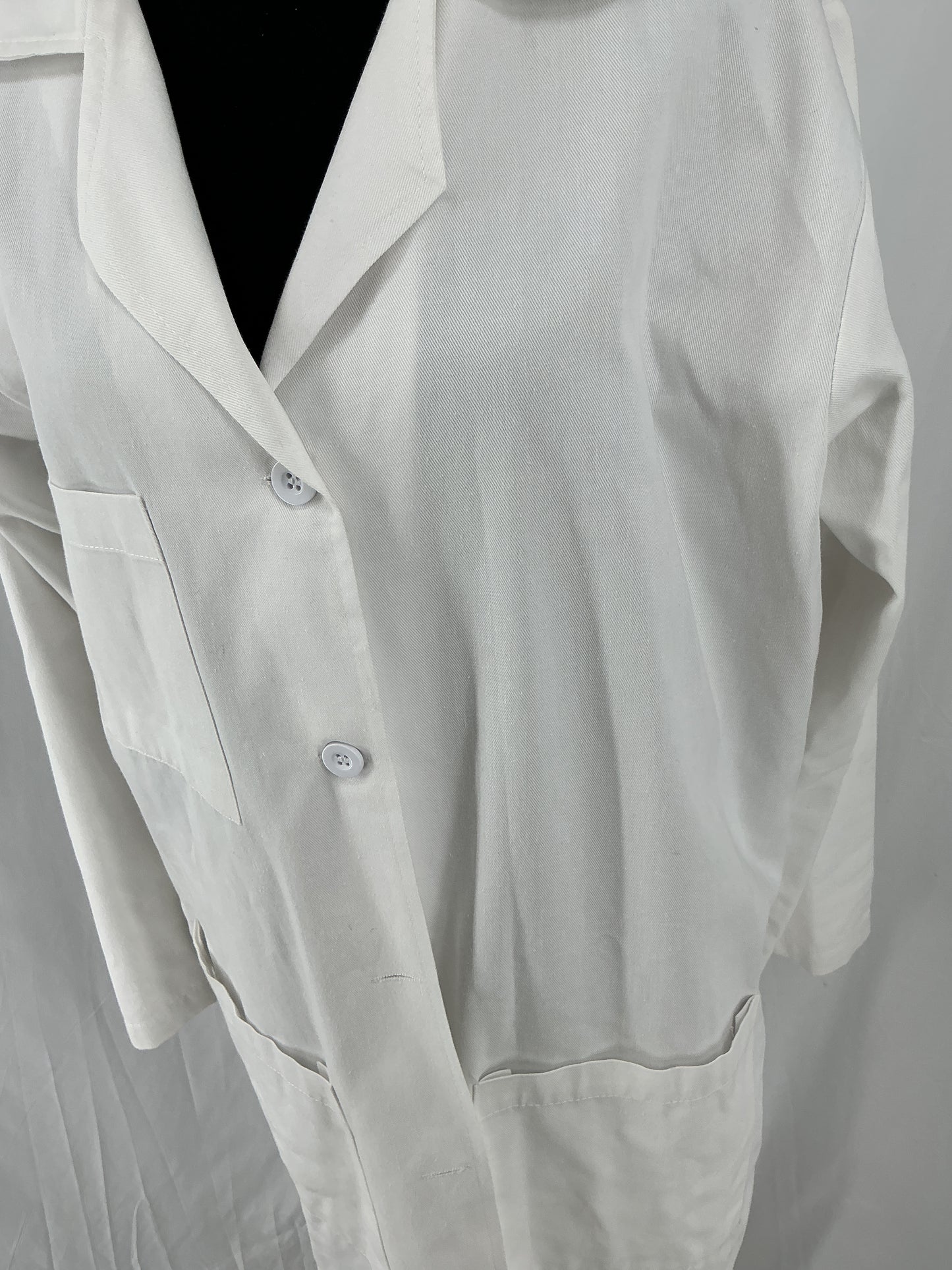 White Lab Coat Size L