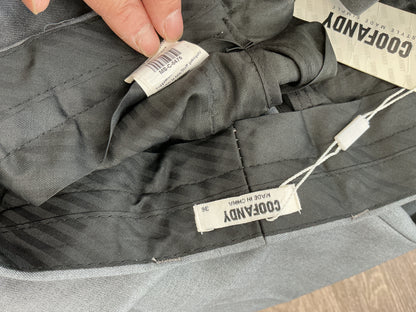 COOFANDY Grey Suit Pants Size 36
