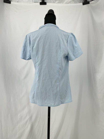 Light Blue Shirt With Ribbon Size S