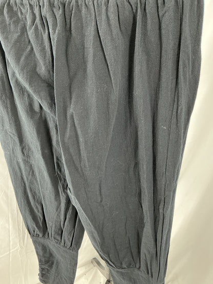 Black Middle Ages Style Pants Size M