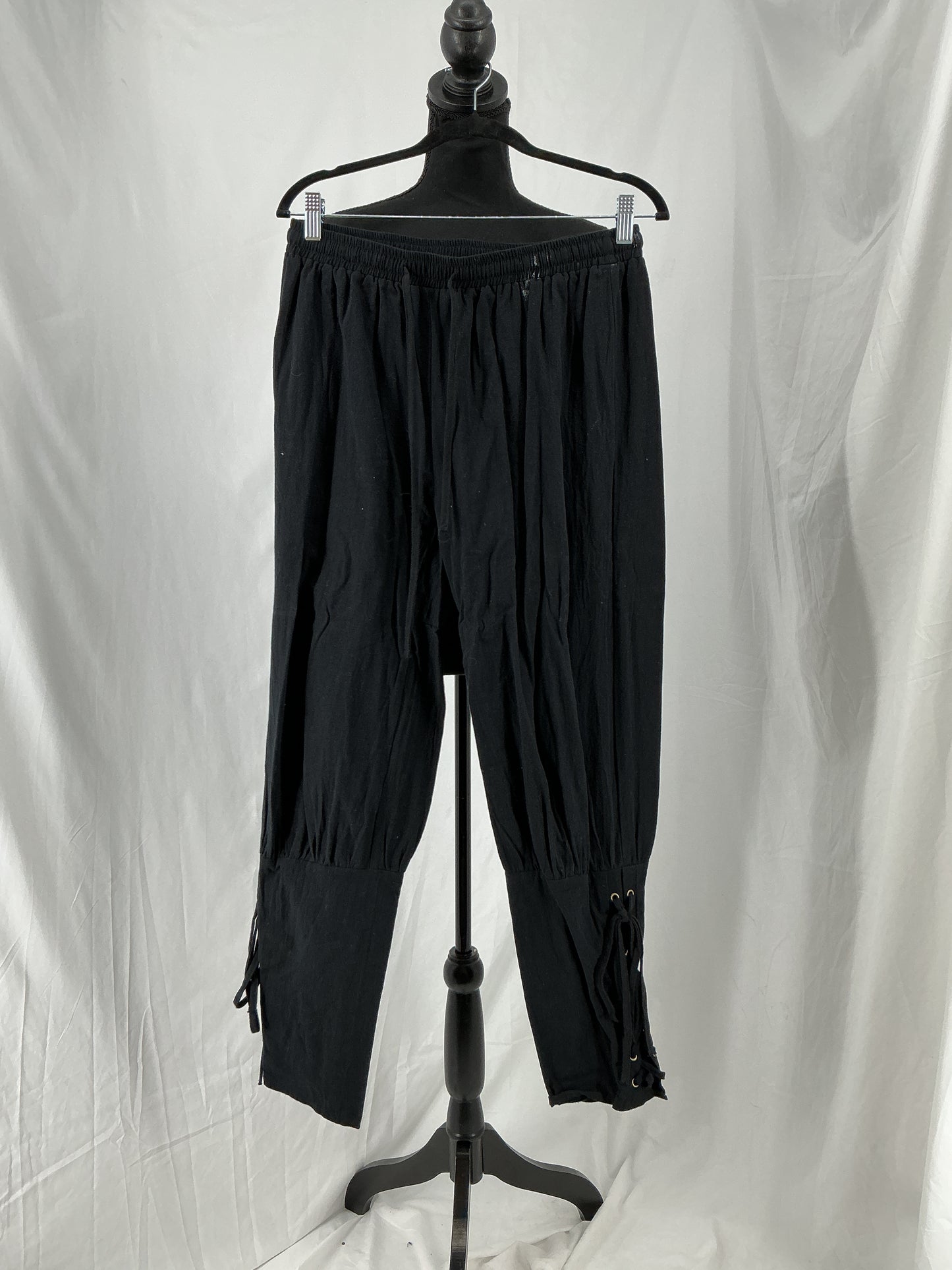 Black Middle Ages Style Pants Size M