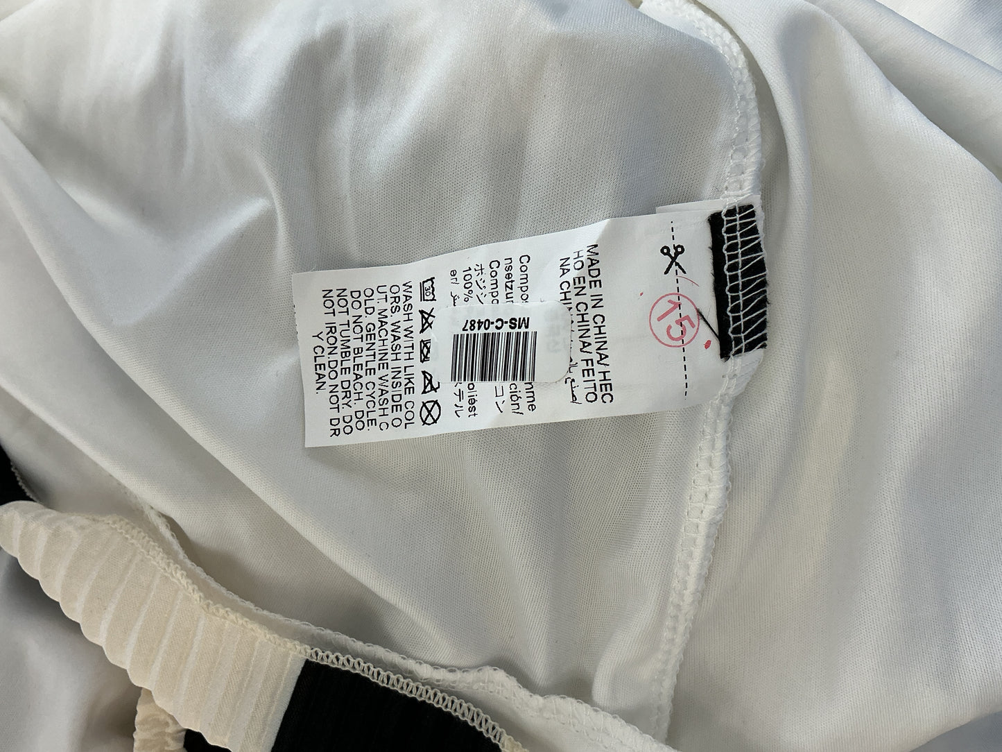 Black White Patterned Dress Size No