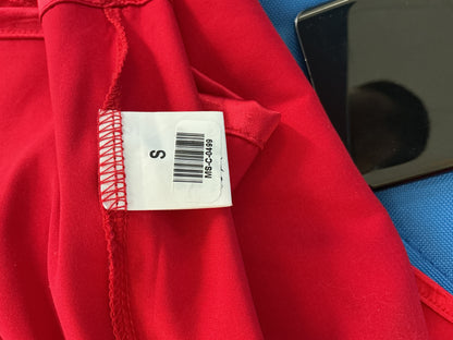 Red One Shoulder Top Size S