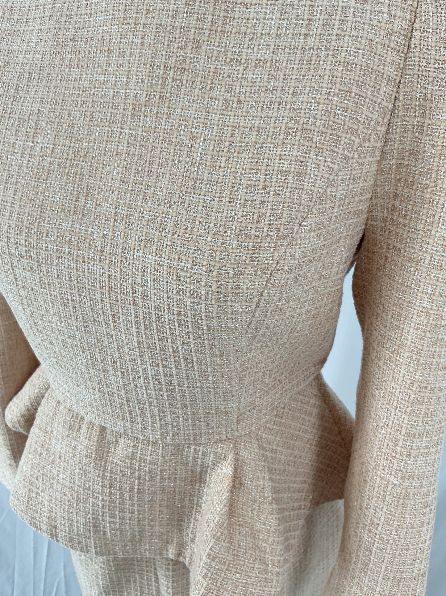 Beige Suit Dress Size S