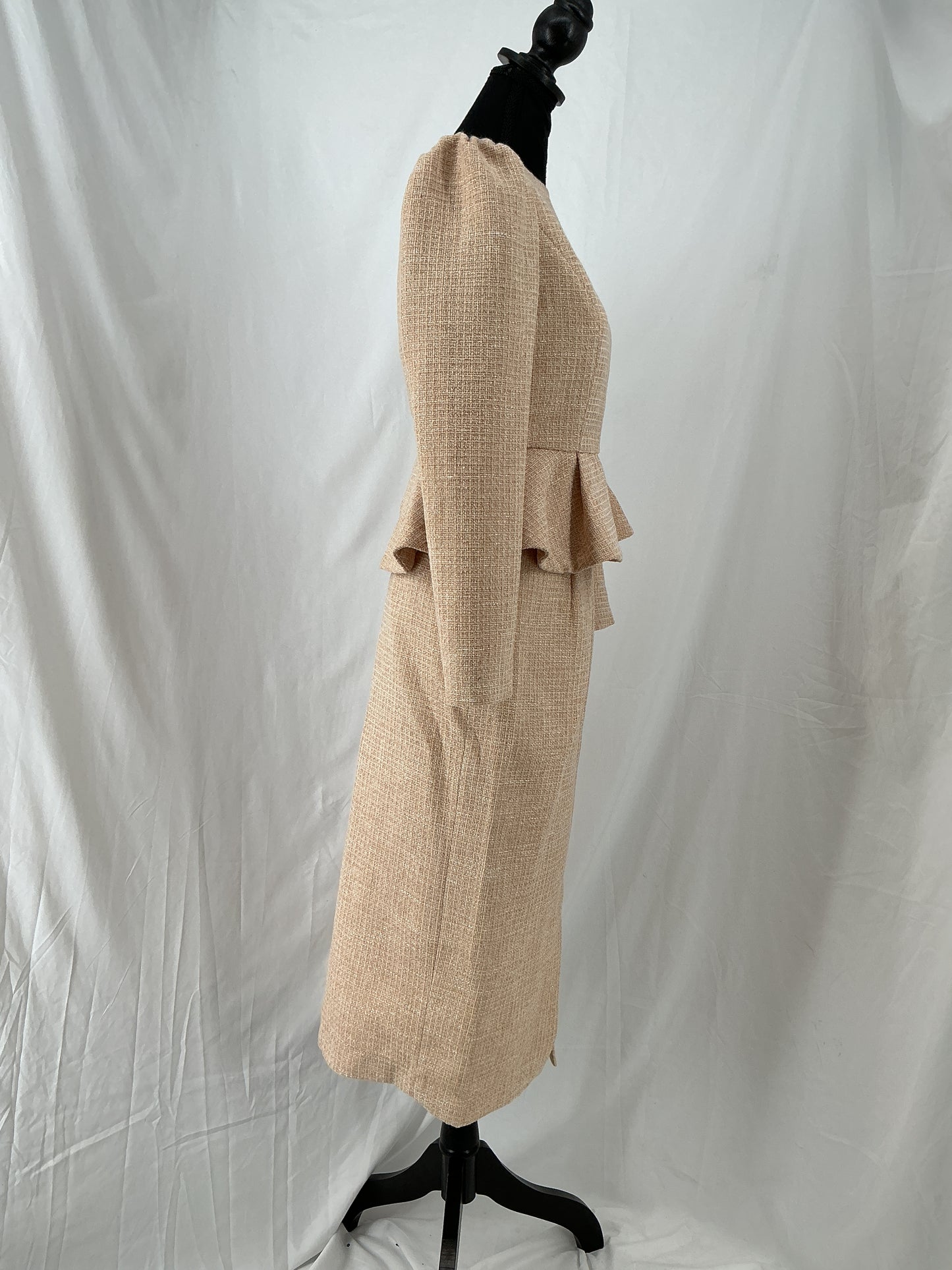 Beige Suit Dress Size S