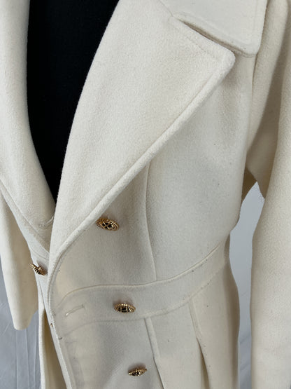 GRACE KARIN White Long Coat Size M
