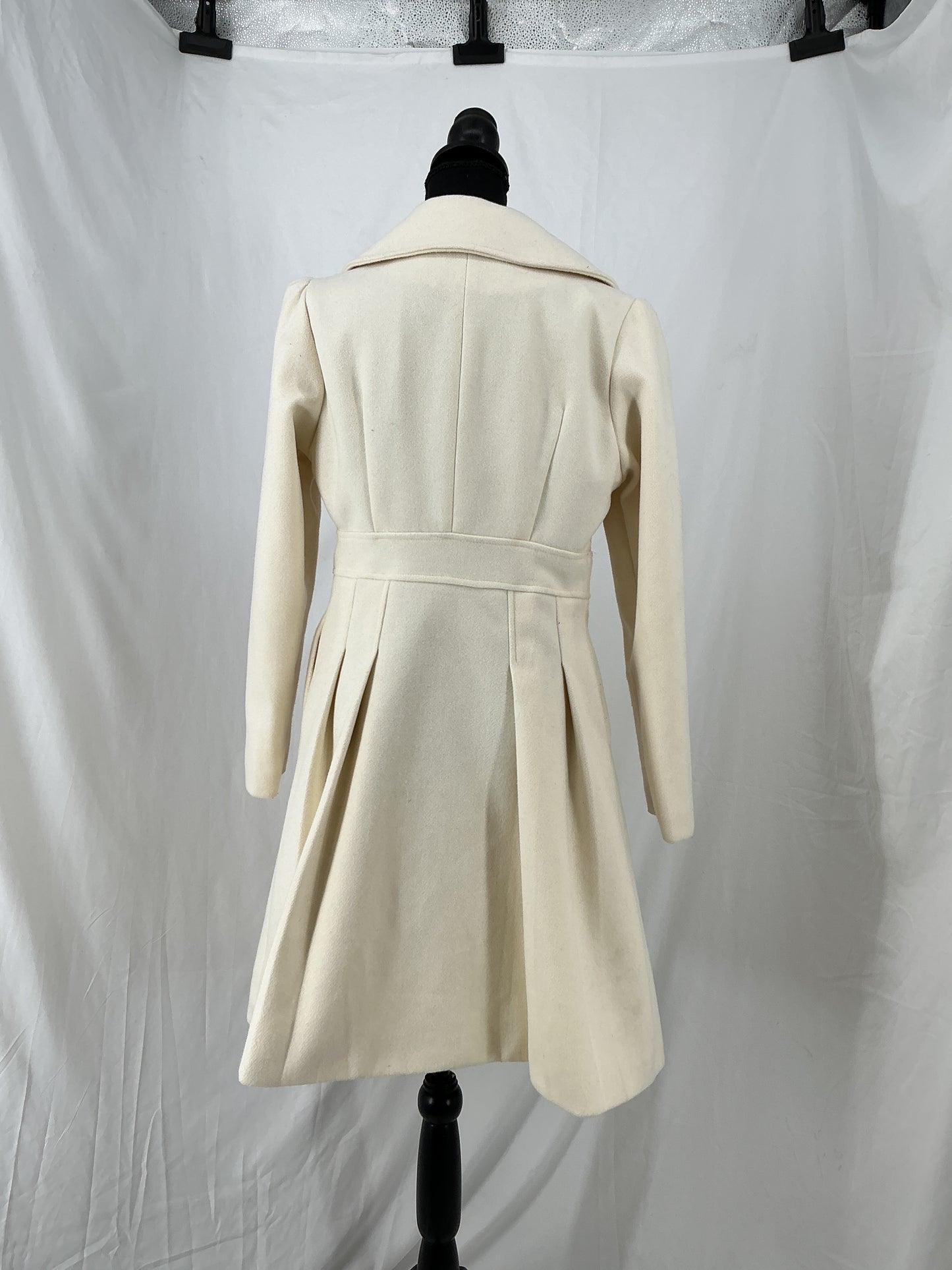 GRACE KARIN White Long Coat Size M