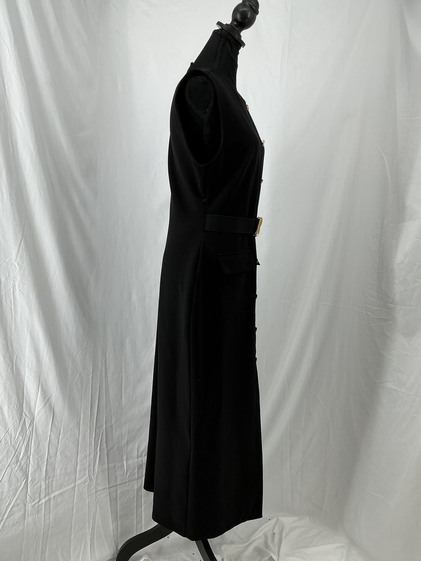 ZARA Black Sleeveless Dress Size L